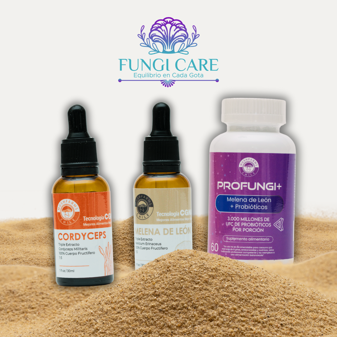 Pack Energía y Foco + 60 Capsulas Profungi+
